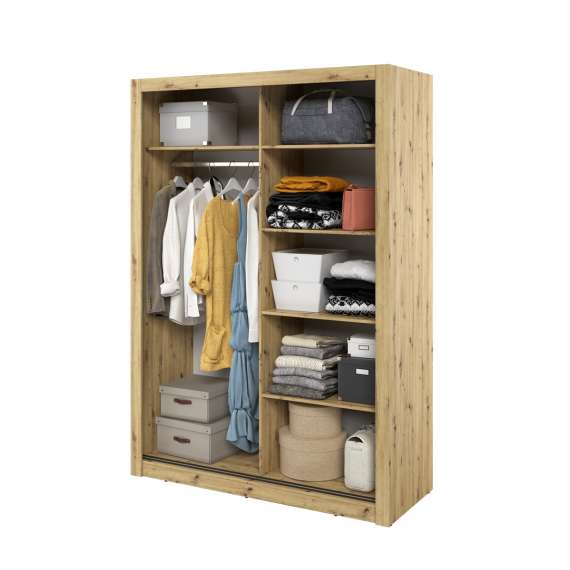 Garderobeskap Arti 150x215 cm - eik artisan