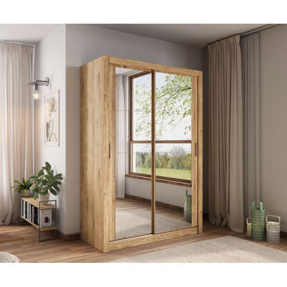 Garderobeskap Arti 150x215 cm - eik shetland