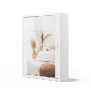 Garderobeskap Arti 150x215 cm - hvit matt