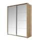 Garderobeskap Arti 180x218 cm - eik - med speil