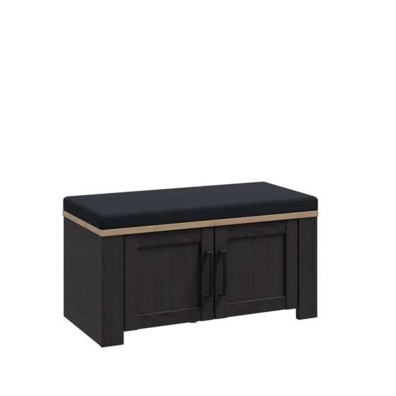 Skobenk Chisbury 86x45 cm - eik cabezone - eik riviera - pute