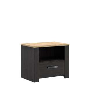 Nattbord Chisbury 62x52 cm - eik cabezone - eik riviera - 1 skuff