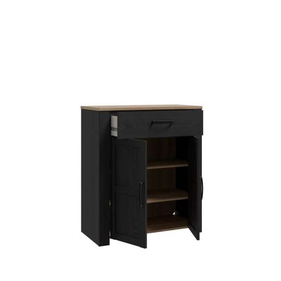 Skoskap Chisbury 67x99 cm - eik cabezone - eik riviera