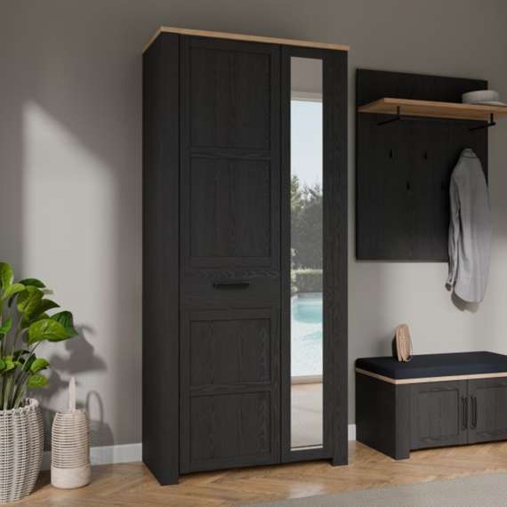 Garderobeskap Chisbury 67x205 cm - eik cabzone - eik riviera