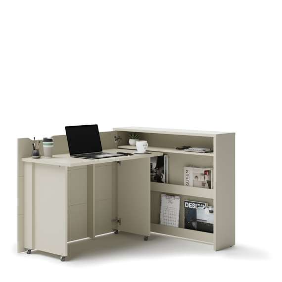Work Concept skrivebord 115 cm - Sammenleggbart skrivebord - cashmere matt