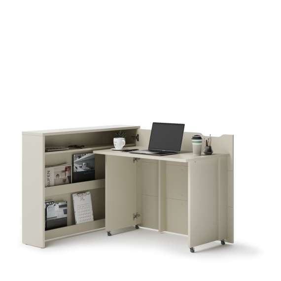 Skrivebord Work Concept 115 cm - Sammenleggbart skrivebord - cashmere matt