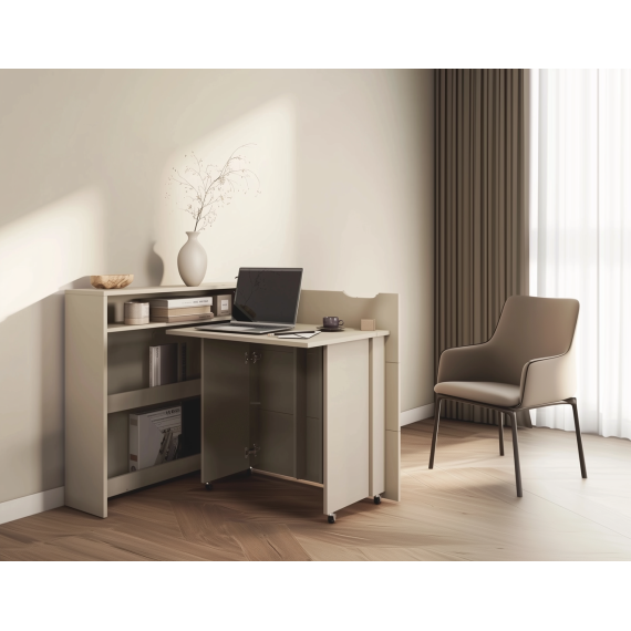 Skrivebord Work Concept 115 cm - Sammenleggbart skrivebord - cashmere matt