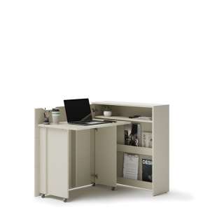 Work Concept Slim skrivebord 90 cm - sammenleggbart - cashmere matt