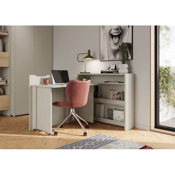 Work Concept Slim skrivebord 90 cm - sammenleggbart - cashmere matt