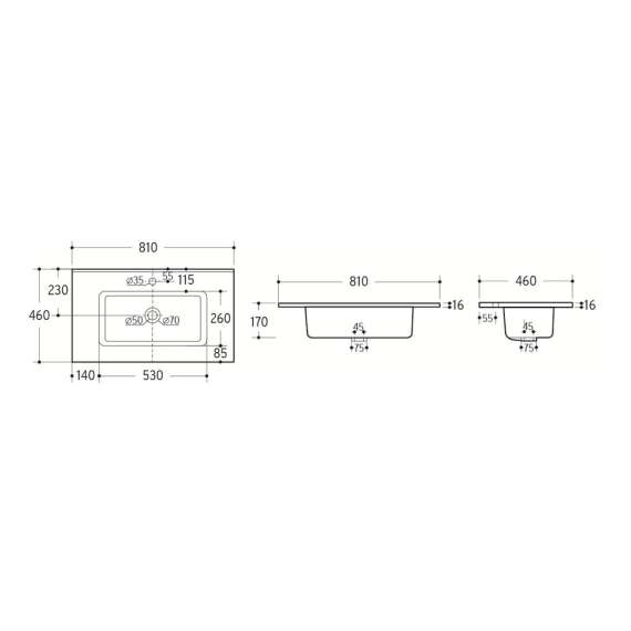 Servant Go 80 cm - hvit