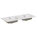 Servant Go 120 cm - hvit - dobbel servant