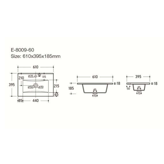 Servant Dance 60 cm - hvit