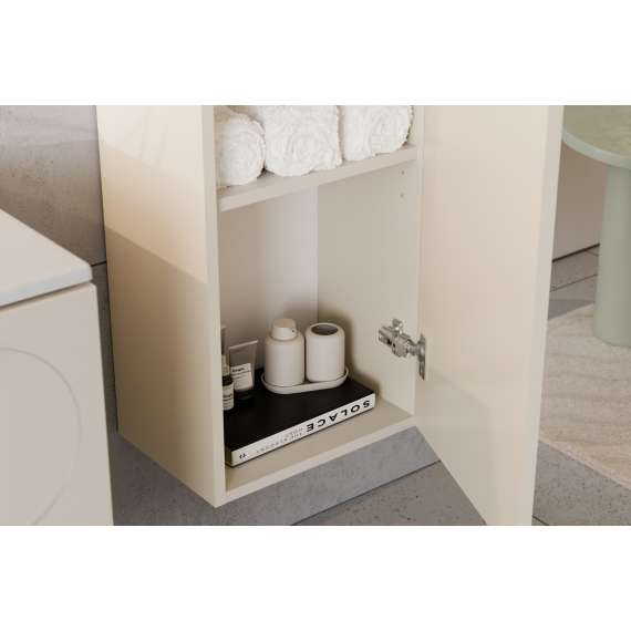 Høyskap Donna 35x140 cm - beige - 1 dør