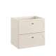 Servantskap Donna 60 cm - beige - 2 skuffer