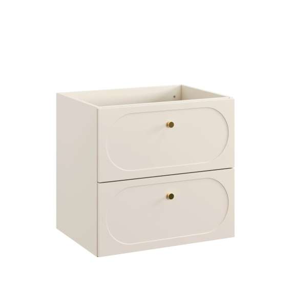 Servantskap Donna 60 cm - beige - 2 skuffer