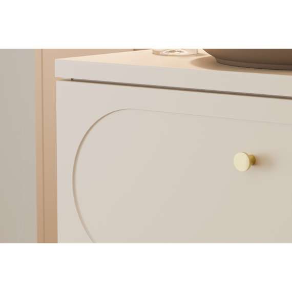 Servantskap Donna 60 cm - beige - 2 skuffer