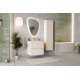 Servantskap Donna 60 cm - beige - 2 skuffer