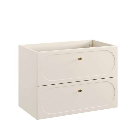 Servantskap Donna 80 cm - beige - 2 skuffer