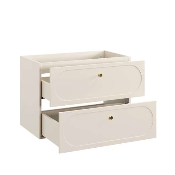 Servantskap Donna 80 cm - beige - 2 skuffer