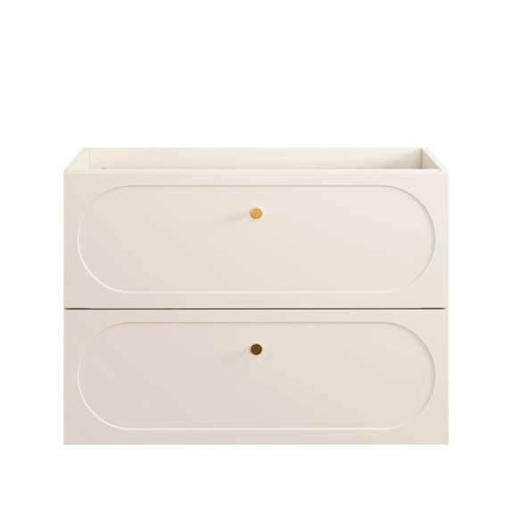 Servantskap Donna 80 cm - beige - 2 skuffer