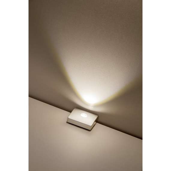 Seksjon CLARE 240 cm - eik vicking - cashmere - LED