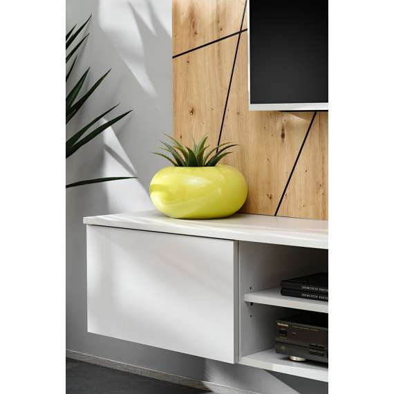 Seksjon XARI G - 200x148 cm - perle grå - LED