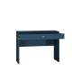 Sminkebord MARINE - 100x79 cm - marineblå - 1 skuff - metall bein