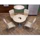 Stol PARANA - beige - cashmere - cashmere metall bein