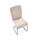 Stol PARANA - beige - cashmere - cashmere metall bein