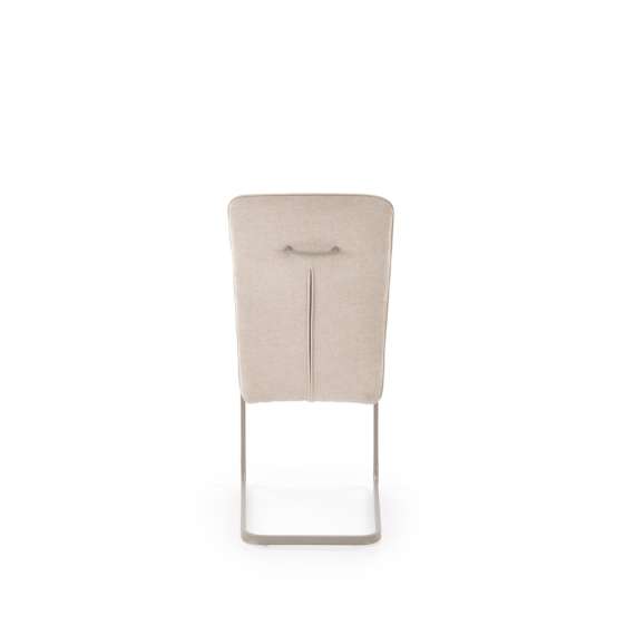 Stol PARANA - beige - cashmere - cashmere metall bein