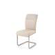Stol PARANA - beige - cashmere - cashmere metall bein