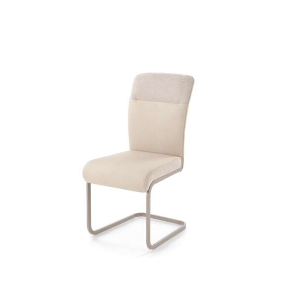 Stol PARANA - beige - cashmere - cashmere metall bein