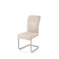 Stol PARANA - beige - cashmere - cashmere metall bein
