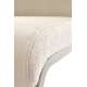 Stol PARANA - beige - cashmere - cashmere metall bein