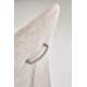 Stol PARANA - beige - cashmere - cashmere metall bein