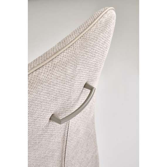 Stol PARANA - beige - cashmere - cashmere metall bein