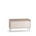 Skoskap VACO 90x55 cm - eik terrakotta - cashmere -  med sittepute