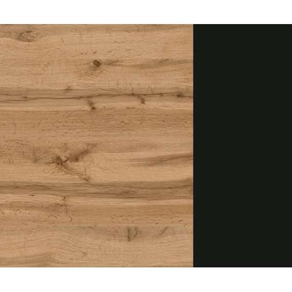 Skrivebord Corner 155x125 cm - eik - hjørneskrivebord med skuff