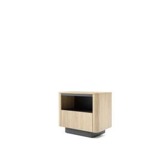 Nattbord Torro 63x50 cm - 1 skuff - eik