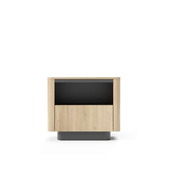 Nattbord Torro 63x50 cm - 1 skuff - eik