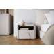 Nattbord AMILIO - 50x35 cm - 1 skuff- cashmere - oljet eik