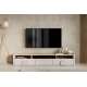 Tv-ben AMILIO 200x36 cm - 2 skuffer - 1 dør- cashmere - oljet eik