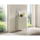 Skap Muti 99x123 cm - 2 dører - cashmere - metall ben
