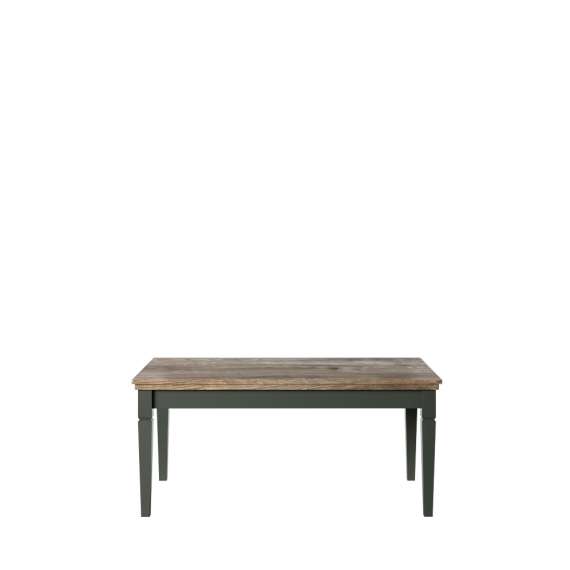 Stuebord Evora 110x60 cm - vintage grønn - eik topp