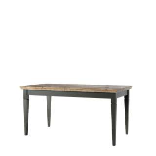 Spisebord Evora 160-240x90 cm - vintage grønn - eik topp