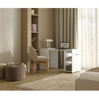 Skrivebord Smart 60x42 cm - sammenleggbart - hvit matt