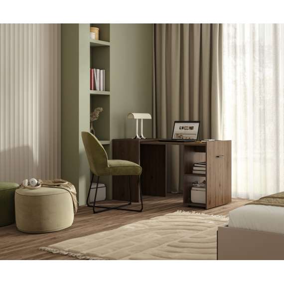 Skrivebord Smart 60x42 cm - sammenleggbart - valnøtt