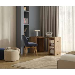 Skrivebord Smart 60x42 cm - sammenleggbart - eik wotan