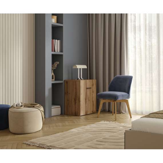 Skrivebord Smart 60x42 cm - sammenleggbart - eik wotan