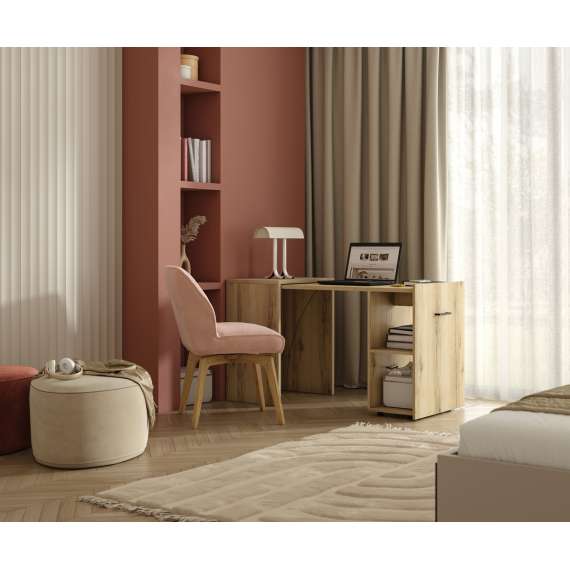 Skrivebord Smart 60x42 cm - sammenleggbart - eik grand